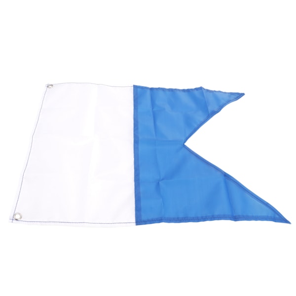 Blåvit Dykflagga - Perfekt för Snorkling & Undervattensaktiviteter - 49x35cm