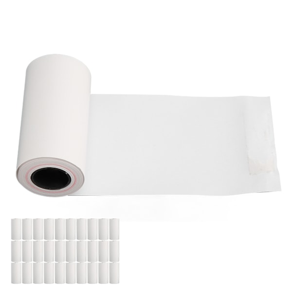 30 stk. Termisk Printpapir 57x30mm Ensartet Belægning Klar Udskrivning Kvitteringsprintet Etiket til POS Terminal Systemer