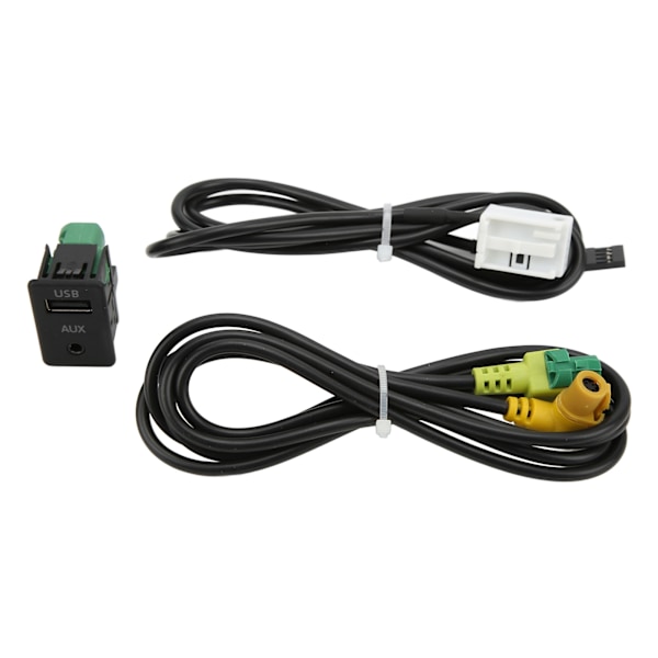 Bilstereo AUX-omkopplare USB-kabeladapter Ersättning för RCD510 RNS315 B6 B7 CC
