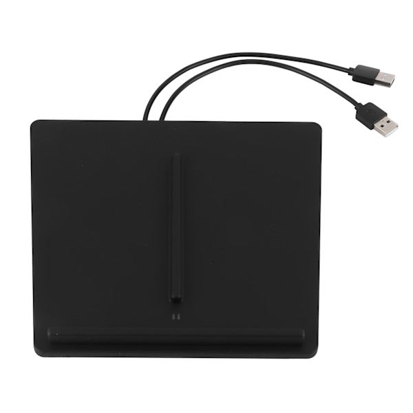 10W trådløs ladeplate Billader for mobiltelefon Dobbel posisjon Passer for Tesla Model 3 /Model YBlack