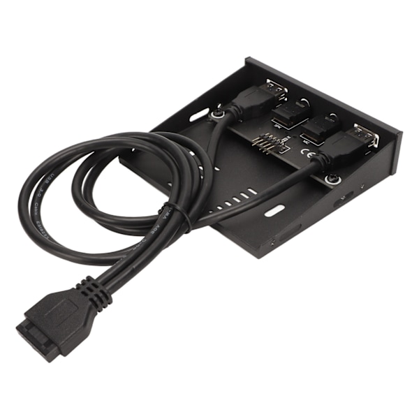 USB-frontpanel USB 3.0 med 4 portar Stabil överföring Stöder snabbkoppling 3,5 tum frontpanel för datorchassi