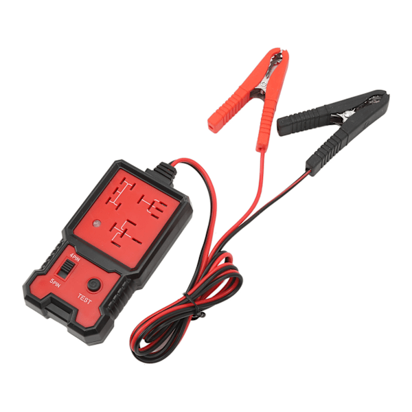 12V Automotive Relay Tester Högpresterande elektrisk relädetektoranalysator för 11V-15V spänningsbatteri