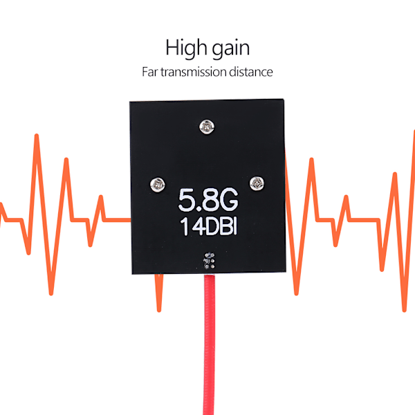 5.8G 14dbi Høyforsterkende Retningsbestemt Panelantenne for RC FPV Drone (RP SMA Hane)