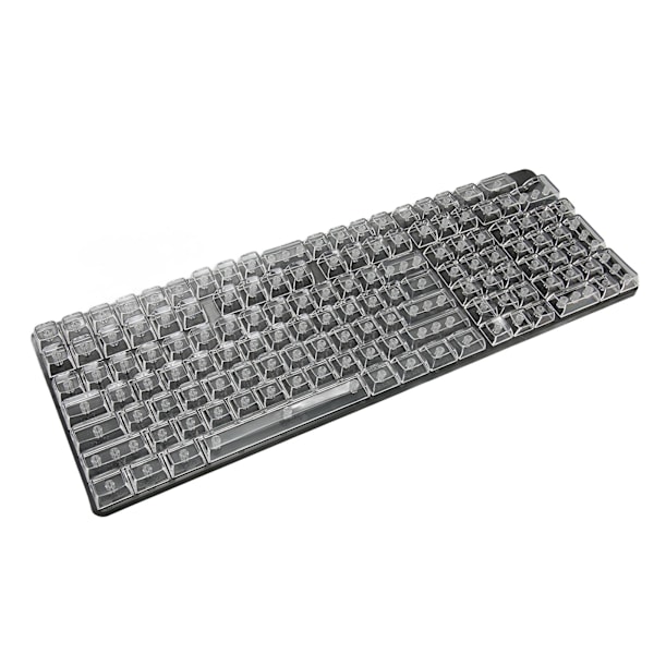 Keycap Set 132 Tangenter Högtransparent PC CBSA Höjd Matt Ergonomisk DIY Ersättningsknappar för Mekaniskt Tangentbord Vit
