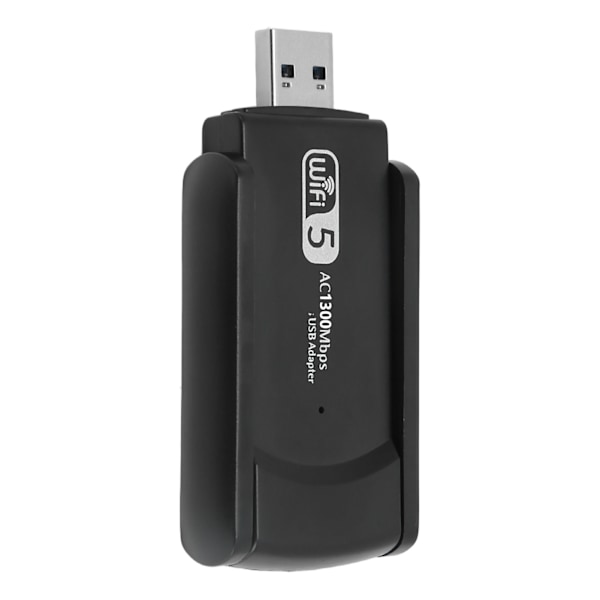 USB Wifi -sovitin 1300Mbps 2.4GHz 5Ghz Nopea USB3.0 Plug and Play Wifi Dongle puhelimelle, tabletille ja kannettavalle tietokoneelle