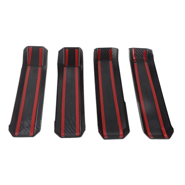 4 stk. Innerdørhåndtak Deksel Trim Karbonfiberkorn Passer for Ford F150 2015-2020