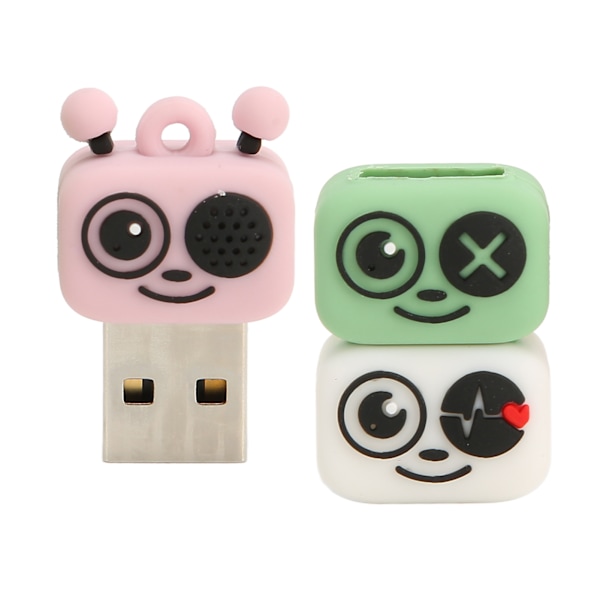 USB-muistitikku PVC-muovi, Piirretty Mehiläinen, USB 2.0, Nopea Liitäntä, Kannettava, Toimistoon, Liiketoimintaan, Vaaleanpunainen, 32 Gt