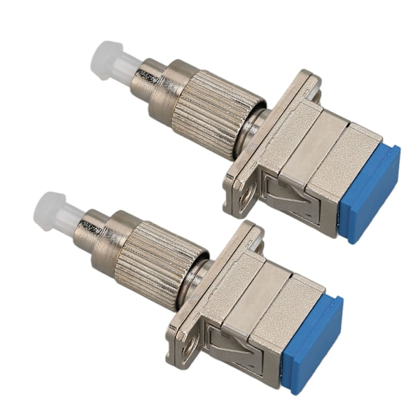 2 stk FC Hann til SC Hunn Adapter FC UPC Hann til SC UPC Hunn Enkeltmodus Hybrid Optisk Fiberkontakt Adapter