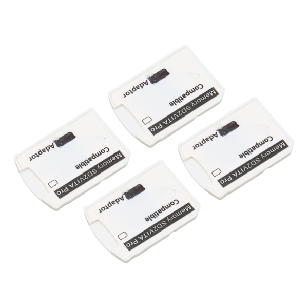4 stk. for PSV Minnekortadapter Mikro Lagringskortadapter for PS Vita 1000 2000 for PS TV