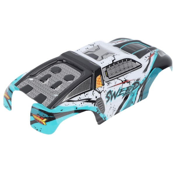 RC Bilkarosseri PVC Reservedeler Høy Slagfasthet Karosseriramme for SCY 16101PRO 1/16 RC Biler Cyan