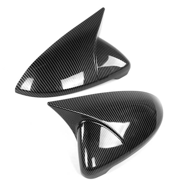 Ett par bakre sidospegelkåpor Hus Tilläggspassning för MK7 MK7.5 R 2013-2020 Carbon Fiber Style