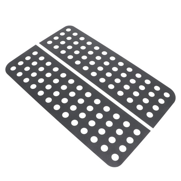 2 st Bakdörrsfönsterdekaler Aluminiumlegering Glaspanel Trim Strip Stickerbyte för Jeep Wrangler JK Unlimited 2007-2017