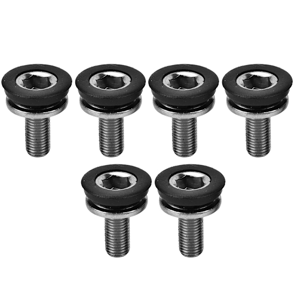 6Pcs Waterproof Square Hole Center Shaft Crank Screw Bicycle Accessory for Mountain Bike