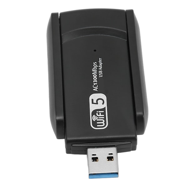 USB Wifi -sovitin 1300Mbps 2.4GHz 5Ghz Nopea USB3.0 Plug and Play Wifi Dongle puhelimelle, tabletille ja kannettavalle tietokoneelle