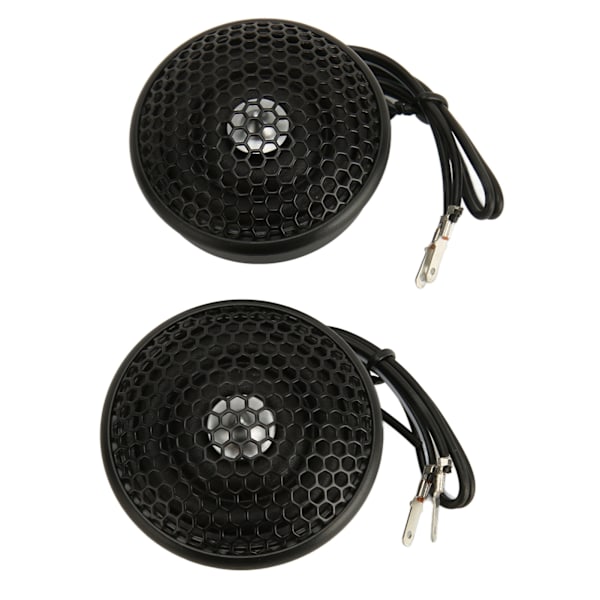 2 kpl 150W Dome-diskantkaiuttimet, korkea herkkyys, 2-tie järjestelmä, musta, mini-äänentoistoautokaiutin autoäänijärjestelmille