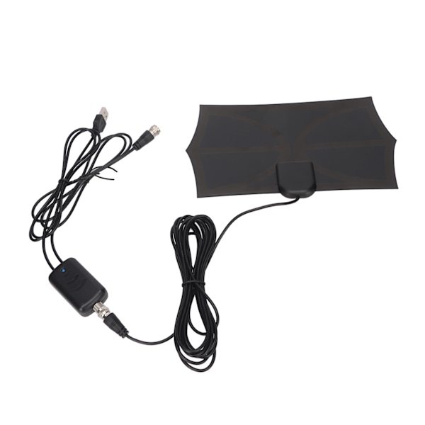 TV-antenni, tuki 4K 1080p, 300 mailin kantama, sisä- ja ulkokäyttöön, televisioantenni Fire Stickille, kaikki vanhat televisiot, musta