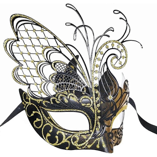 Diverse Fjäril Strass Metall Venetiansk Dammask för Maskerad/Mardi Gras Fest/Sexig Maskeradbal/Bröllop