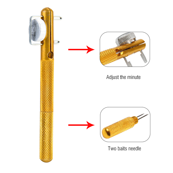 4 stk. Nail Knot Hurtig Binding Verktøy Flufiske Line Kroker Tier Fiskeutstyr Tilbehør