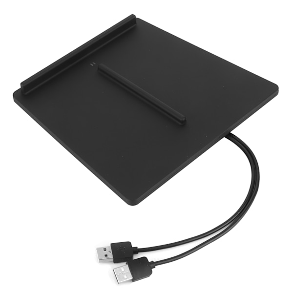 10W trådløs ladeplate Billader for mobiltelefon Dobbel posisjon Passer for Tesla Model 3 /Model YBlack