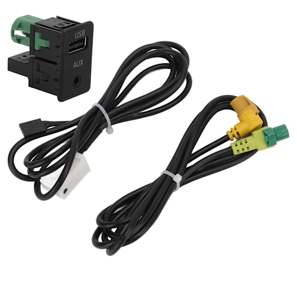 AUX USB Switch Kabeladapter Bilstereo MP3 WMA WAV Ersättning för RCD510 RNS315