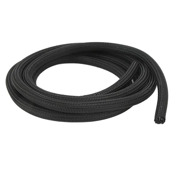 Kabelhylse 1/2 tomme diameter polyetylen Forhindre at kjæledyr tygger Svart ledningsbeskyttelse 7,5 m/25 fot