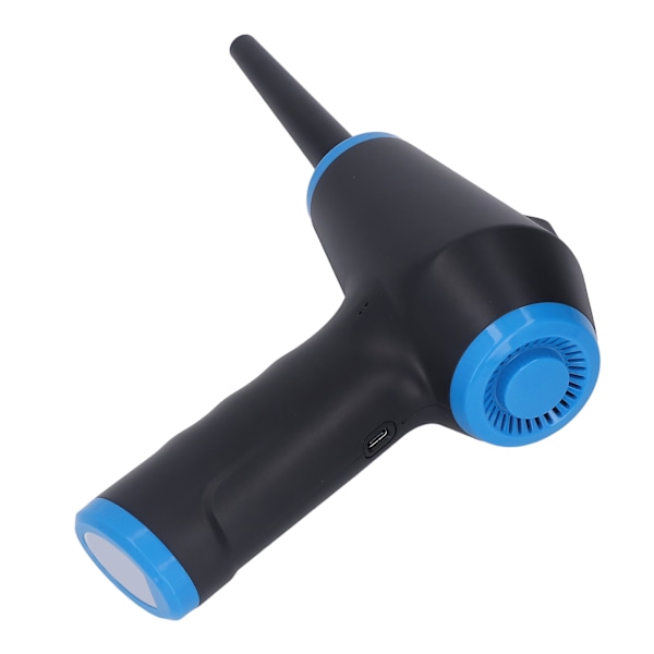 Electric Air Duster Bärbara LED-lampor USB Laddning Tryckluft Duster för tangentbord Bilfläktar 5000mAH