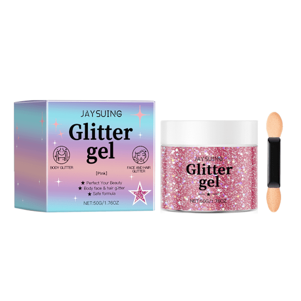 Holografinen vartaloglittergeeli vartalolle, kasvoille ja hiuksille, väriä vaihtava glittergeeli valossa, hiusglitteri, kasvoglitteri