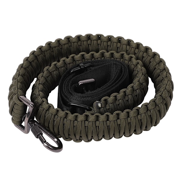 Tactics Sling Justerbar Justerbar Fallskjermtau Sling Våpenrem Jakt Avtakbar Belte (Army Green)