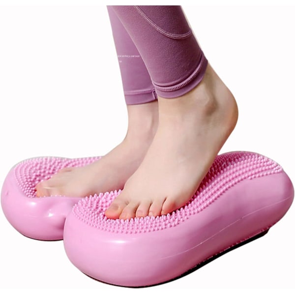 Oppblåsbar Stepper, Treningsmatte for Yoga og Balanse, Multifunksjonell Stepper for Gym, Hjem og Kontor