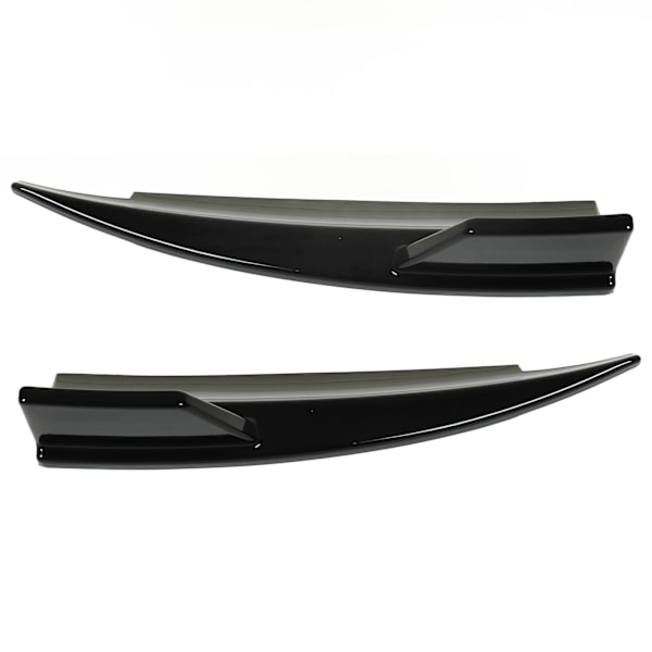2 stk. Bagagerums Spoiler Sided Splitter Venstre og Højre Lys Sort Udskiftning til Benz CLA‑Class C117 CLA45 AMG Line 2013‑2019
