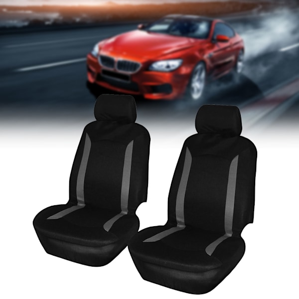 4 st uppsättning Bil Auto Seat Nackstödsskydd Skydd Universal Tillbehör (Grå + Svart)