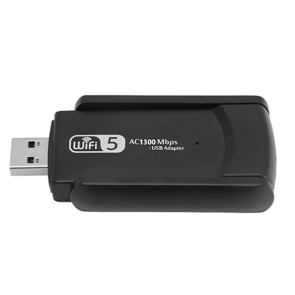 USB Wifi-adapter 1300 Mbps 2,4 GHz 5 GHz Höghastighets USB 3.0 Plug and Play Wifi-dongel för telefon, surfplatta, laptop