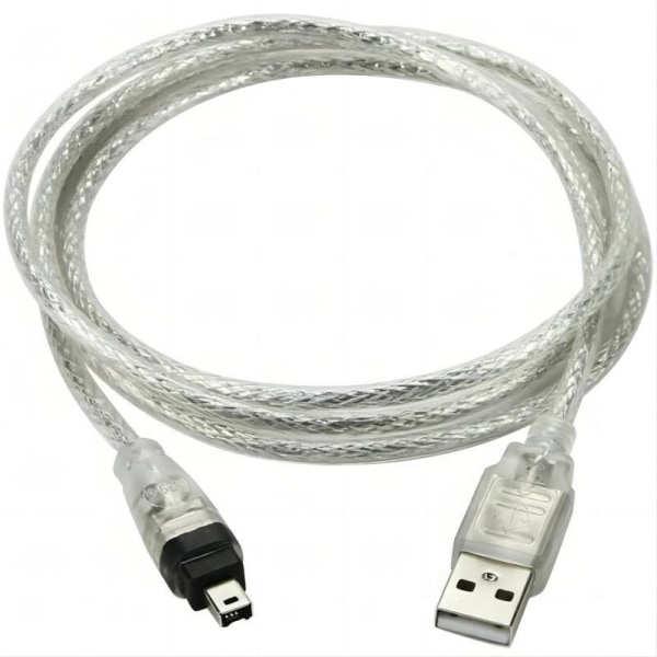 NY USB han til Firewire IEEE 1394 4 ben han iLink adapterkabel til Sony DCR-TRV75E DV 1-pice