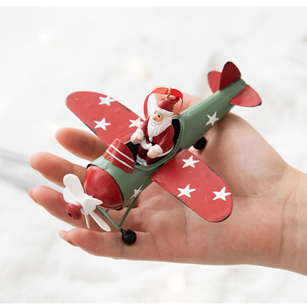 Julepynt Retro Jul Henger Julenissen Fly Julgran Ornament Juledekorasjon