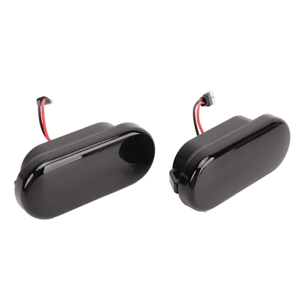 1 par LED Side Marker Lys Svart Vanntett Høy Lysstyrke Side Marker Lys Blinklysutskifting for Bil