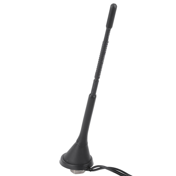 3-i-1 digital radioantenne med forsterker for DAB AM/FM bilradioantenne AntenneSMA Bend Head