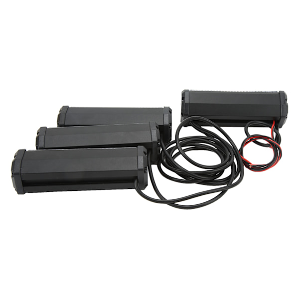 12V24V Bil Mellomnett Blinklys 15W IP67 Vanntett 6000K Universal Strobe 16 LED-blinklys for Bil