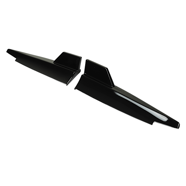 2 stk. Bagagerums Spoiler Sided Splitter Venstre og Højre Lys Sort Udskiftning til Benz CLA‑Class C117 CLA45 AMG Line 2013‑2019