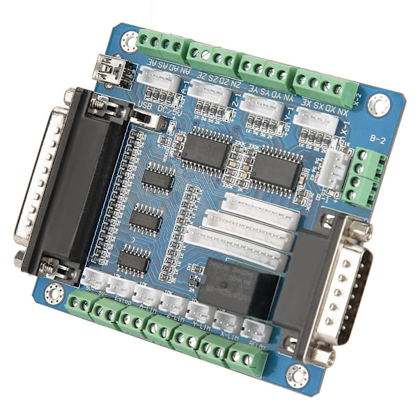 5-akselinen CNC-askelmoottorin ohjainlevy MACH3-liitäntään