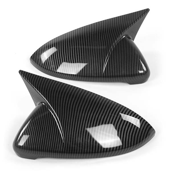 Ett par bakre sidospegelkåpor Hus Tilläggspassning för MK7 MK7.5 R 2013-2020 Carbon Fiber Style