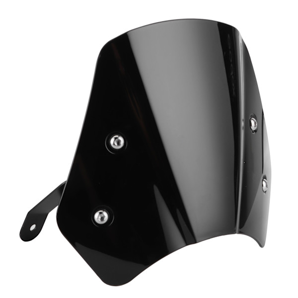 Kort motorsykkel vindskjerm vindavviser beskyttende kåpe passform for Benelli Leoncino 250 Black