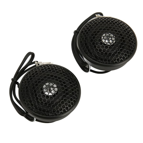 2 kpl 150W Dome-diskantkaiuttimet, korkea herkkyys, 2-tie järjestelmä, musta, mini-äänentoistoautokaiutin autoäänijärjestelmille