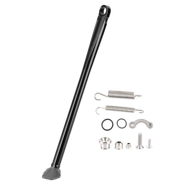 CNC aluminiumlegering Sidestøtte tilbehør Passer til Husqvarna FE 250 FE 350 TE 125 Sort Stang Grå fod
