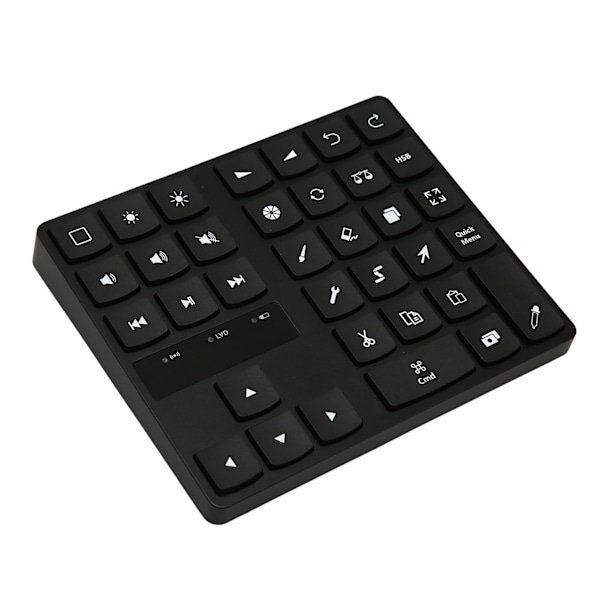 Mini Tegnetastatur 35 Taster Enhånds Ergonomisk Tegnesnarveitastatur for IOS for OS X