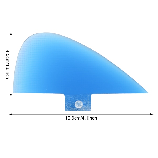 1 stk Holdbar Skeg Sporing Hale Fin Integrerede Finner til Kajakker Kanoter Ro både Blå