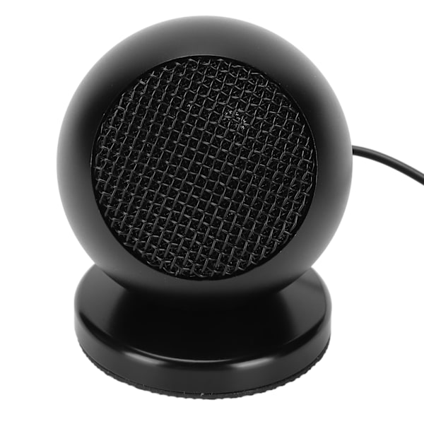 Snowball Mikrofon 3,5 mm Omni-retningsbestemt Plug and Play Håndstørrelse Spilmikrofon til Desktop Laptop Møde