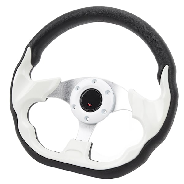 12,5 tums golfvagnsratt Universal 6-håls rattbyte för E‑Z‑GO TXT & RXV White