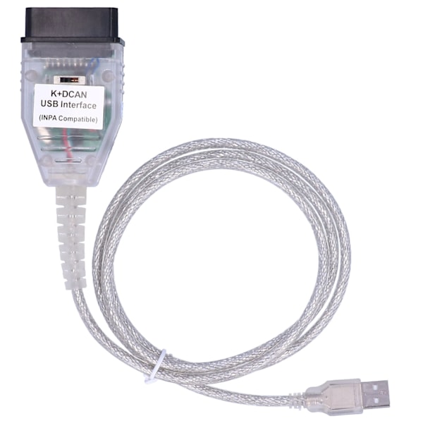 1224V OBD-kabeladapter med strömbrytare för K+CAN K+DCAN Bilfelsdiagnostikverktyg