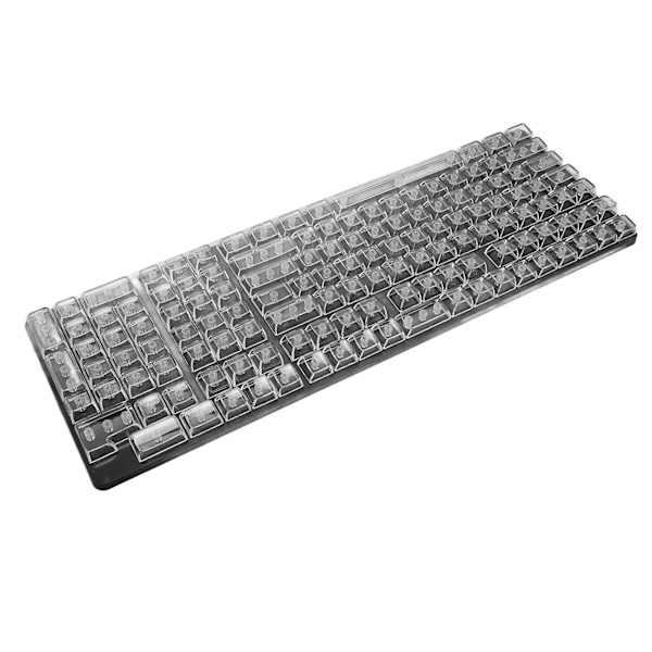 Keycap Sett 132 Taster Høytransparent PC CBSA Høyde Matt Ergonomisk DIY Erstatningstaster for Mekanisk Tastatur Hvit