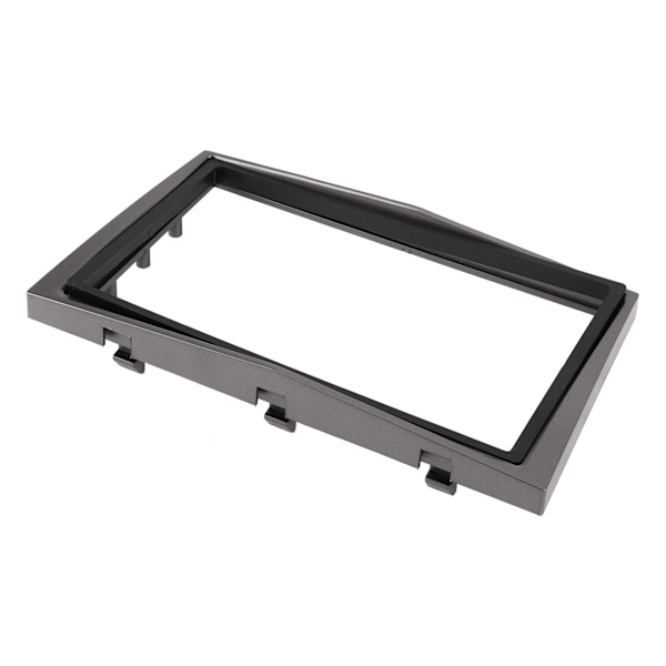 2Din Center Control Audio Fascia Navigation Frame Passar till Opel Vectra/ Astra/ Zafira 2006-OnSilver Grey